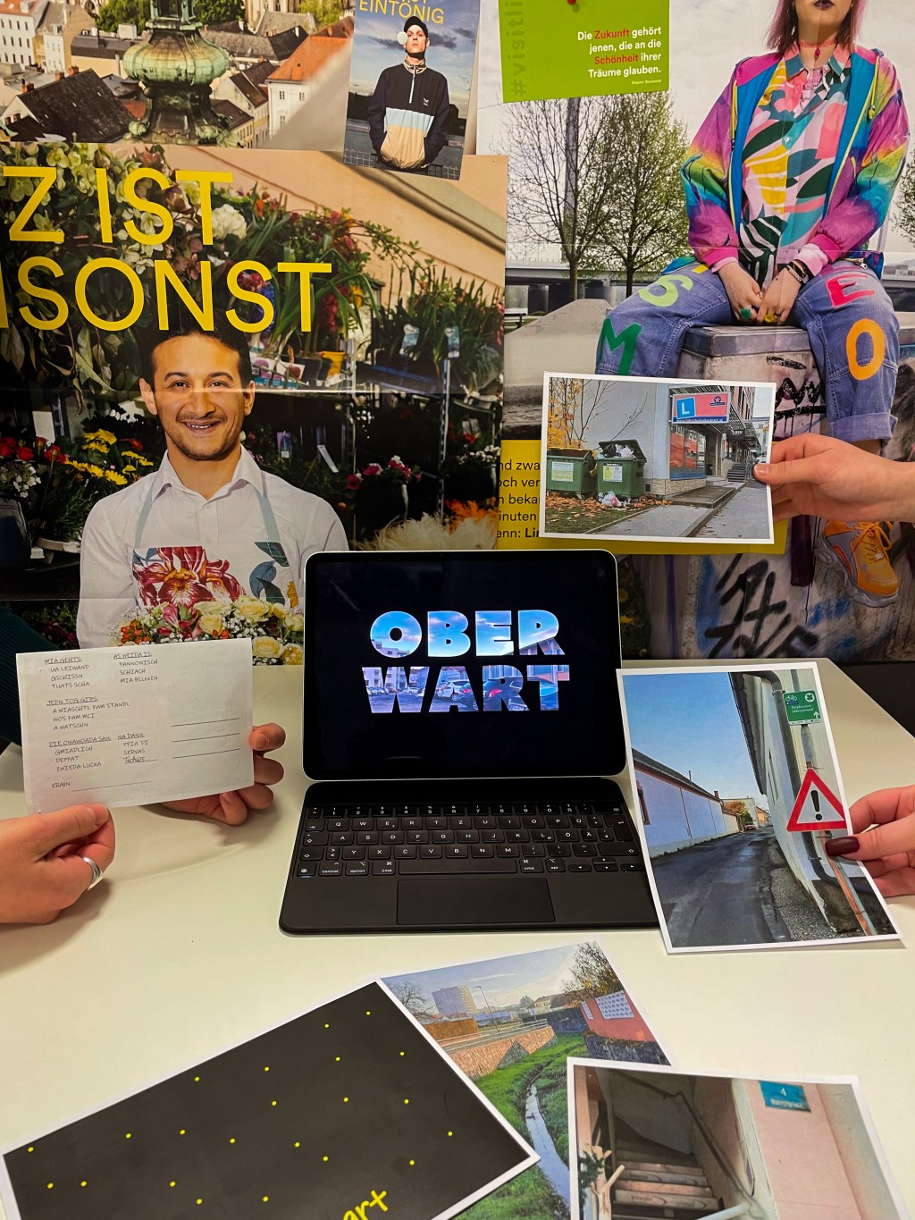 Präsentation der Oberwart-Stadtdesign-Ideen